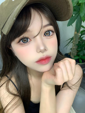 大直径年抛 agenscolor夏日甜果蓝美瞳 直径14.5着色14.4 韩国产