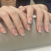 小红书爆款手工穿戴甲中长款冰透极光钻腮红美甲甲片批发指甲贴片 商品缩略图6