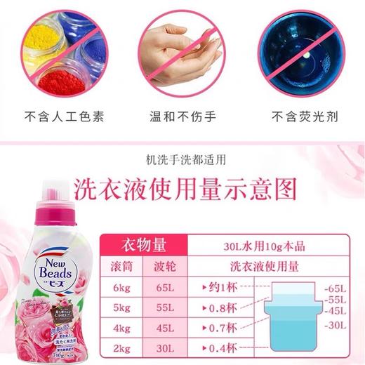 花王洗衣液玫瑰果香740g(新款) 商品图2