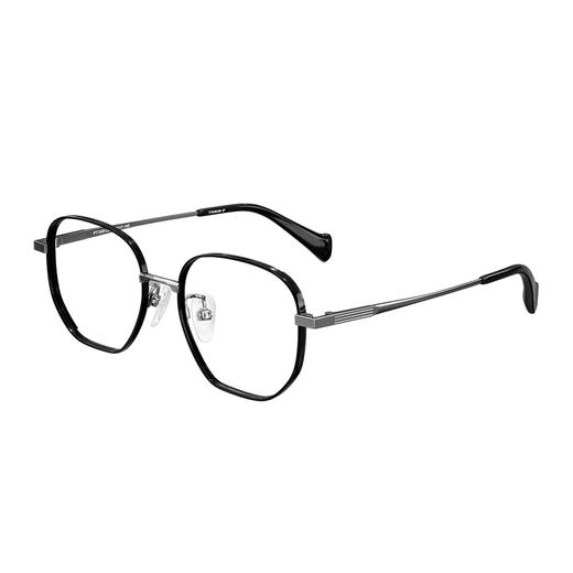 普莱斯SUYAN PT1335光学镜框 痞帅潮框 复古质感圆框 修颜瘦脸 β钛+无磁不锈钢 男女通用 四色可选 商品图0