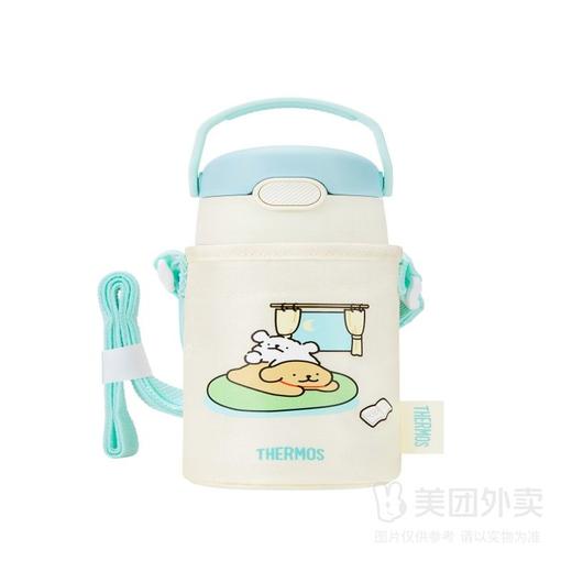 膳魔师x线条小狗Tritan吸管杯便携儿童水杯420ml 商品图2