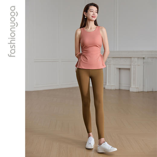 【特卖不退换】FY14262系带裙摆一体杯背心 商品图3