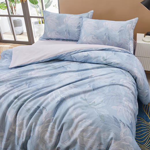 恒源祥家纺四件套全棉磨毛花卉四季款床上用品套件 丛林拂晓1.5/1.8米床 商品图3