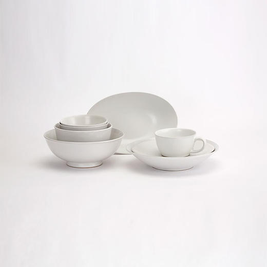 24cm深盘 轻量白色 商品图0