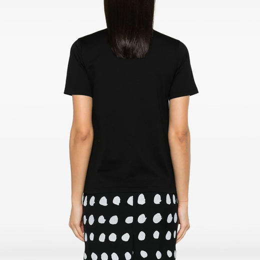 BURBERRY 巴宝莉 女士字母徽标印花棉质圆领短袖T恤 黑色 8080324 A1189 商品图2