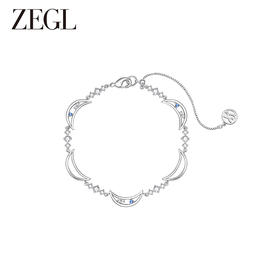 ZEGL设计师月映星河系列925银手链女2024新款小众精致月亮手饰品