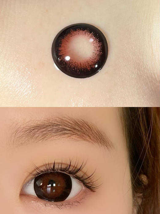 大直径年抛 agenscolor勃艮第红美瞳 直径14.5着色14.4 韩国产 商品图4