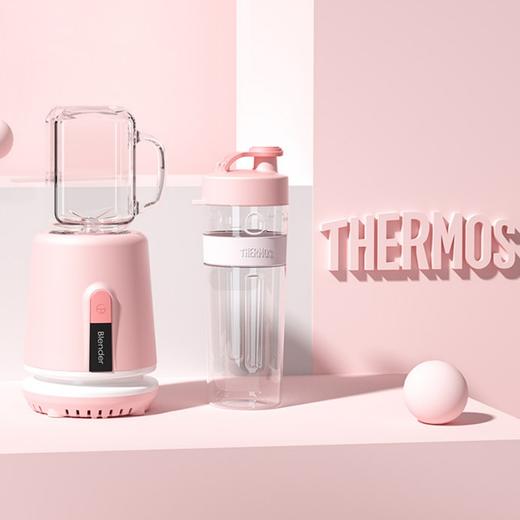 膳魔师 多功能食物料理机EHA-2264A-PA梅森杯：400mL  果汁杯：600mL 商品图0