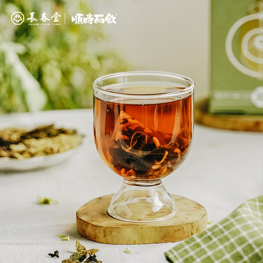 长春堂顺时而饮乌龙清纤茶 80g/盒（10包）乌龙茶 普洱茶 商品图4