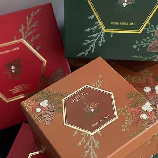 【琳琅】圣诞套二方盒/礼品盒（大号23*23*23小号17.5*17.5*12cm） 商品图2