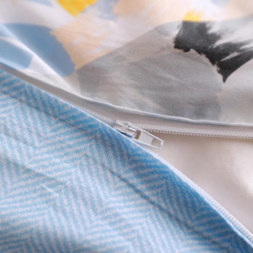 恒源祥全棉四件套被套床单家用床上用品套件 闲意礼盒装 商品图5