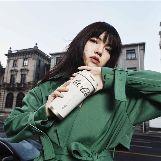 格沵 可口可乐联名款闪耀保温杯500ml（奶霜白）GE-CK22AW-B15-1 商品图3