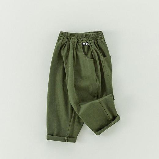 男童裤子春季新款宝宝韩版休闲裤小童纯色百搭长裤春装儿童工装裤 商品图4