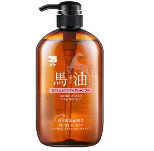 蝶印  北海道马油 珍珠精华沐浴露 600ml+油保湿护理洗发水 600ml 商品图0