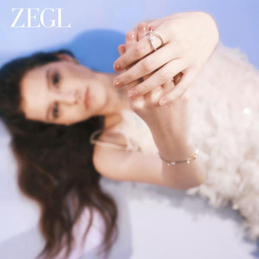 ZEGL设计师月映星河系列925银星星戒指女小众设计高级感开口指环 商品图3