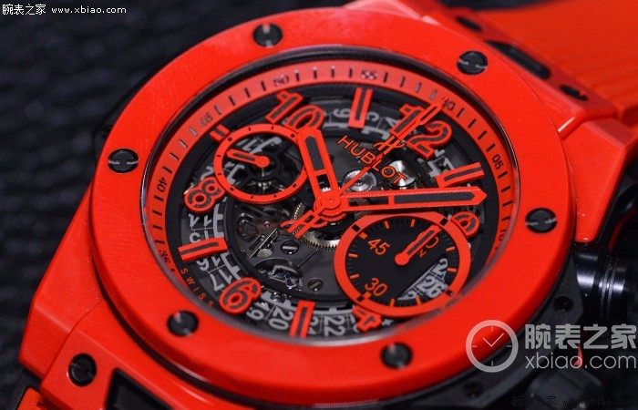 [素材解读]红色魔力 实拍宇舶表BIG BANG UNICO彩色陶瓷腕表