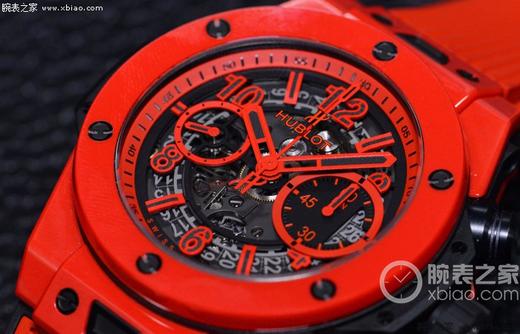 （测评鉴赏）带大家看一款红色魔力宇舶表BIG BANG UNICO彩色陶瓷复刻手表一比一手表 商品图4
