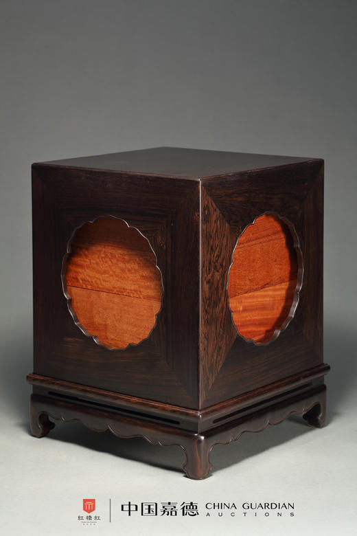 红桥红  家具严选  缅甸花梨（大果紫檀）【紫光檀x缅花水月洞天茶盒】 商品图2