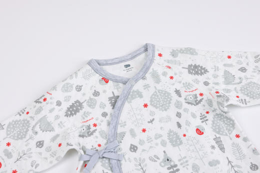 丽婴房-内衣类（秋）G3系带连身装W_浅灰 商品图2