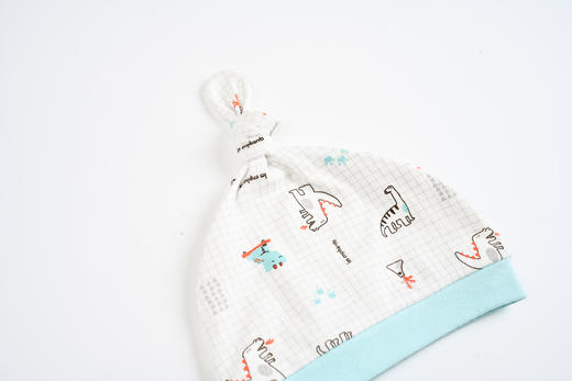 丽婴房-配饰类（秋）G3宝宝帽4_粉绿\浅绿 商品图1