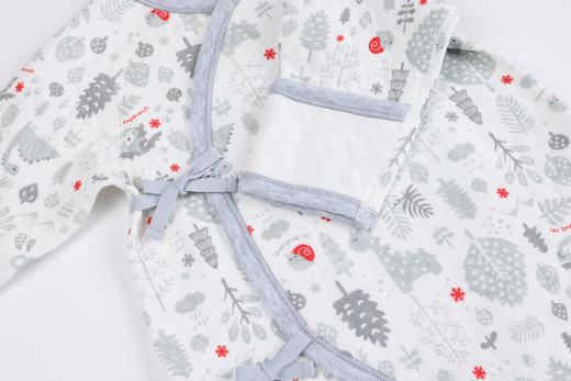 丽婴房-内衣类（秋）G3系带连身装W_浅灰 商品图4