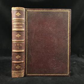 1898-1899年 哈姆沃思杂志 数百幅插图 全真皮精装16开