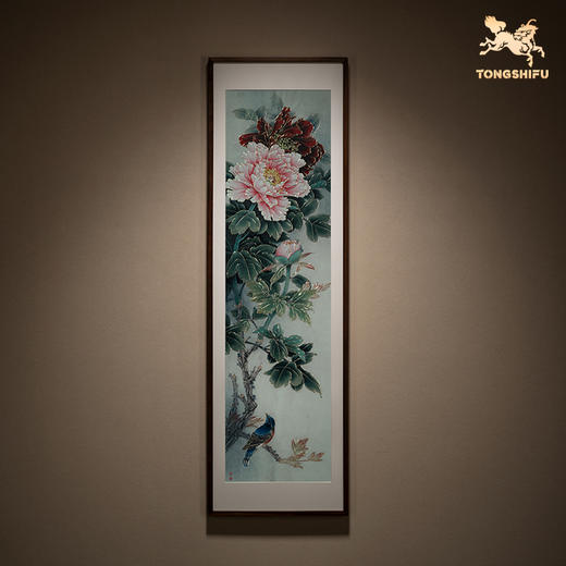 铜师傅 手工錾刻 铜雕画《国色天香四条屏》 商品图5