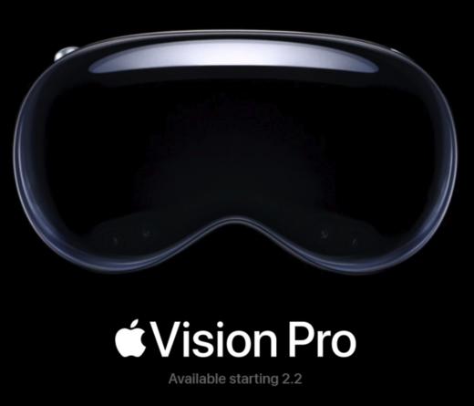 Apple 苹果 Vision Pro 智能头戴式显示设备 虚拟现实空间 商品图0