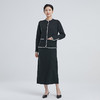东黎 • 山羊绒女士春秋新中式提花圆领开衫 3834 商品缩略图4