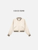 COCOZONE立领小众长袖棒球服亮面螺纹袖口扣外套23C19089 商品缩略图0