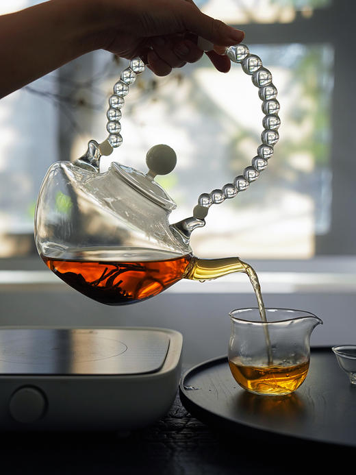 贯珠提梁烧水壶○玻心璃语 商品图8