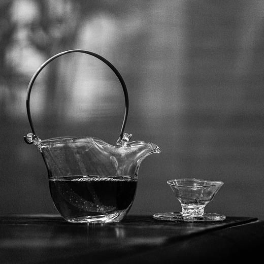 非白提梁公道杯○玻心璃语 商品图4