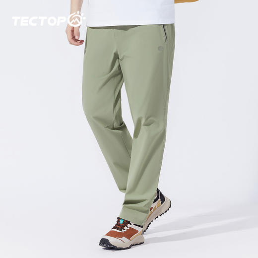 探拓户外速干运动长裤男士2024年春季新款休闲直筒弹力透气梭织裤 商品图2