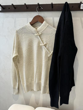 羊毛钩花旗袍款