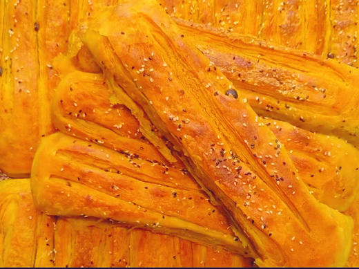 青海爆款网红牛舌饼西宁妥哥牛舌饼真空保鲜 豆沙红豆甜味、玫瑰花生甜味、香豆原味三种口味可选 全国包邮 商品图9