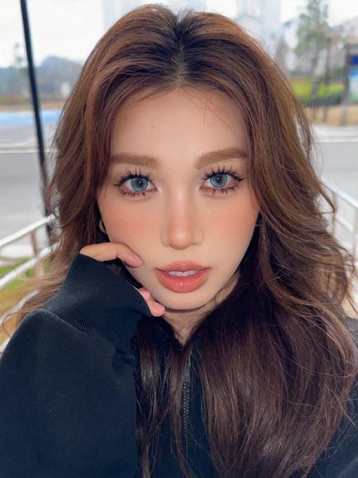 Kikicon日抛美瞳 雾色冰蓝 14.2mm 商品图1