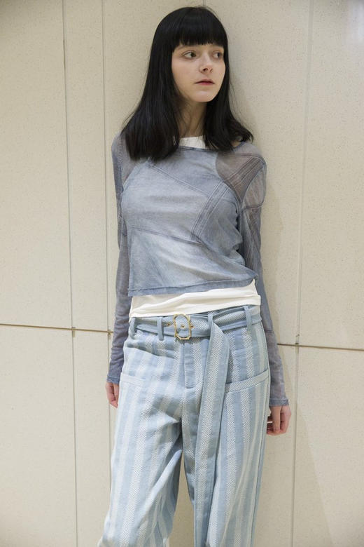 印花网纱两件套 商品图1