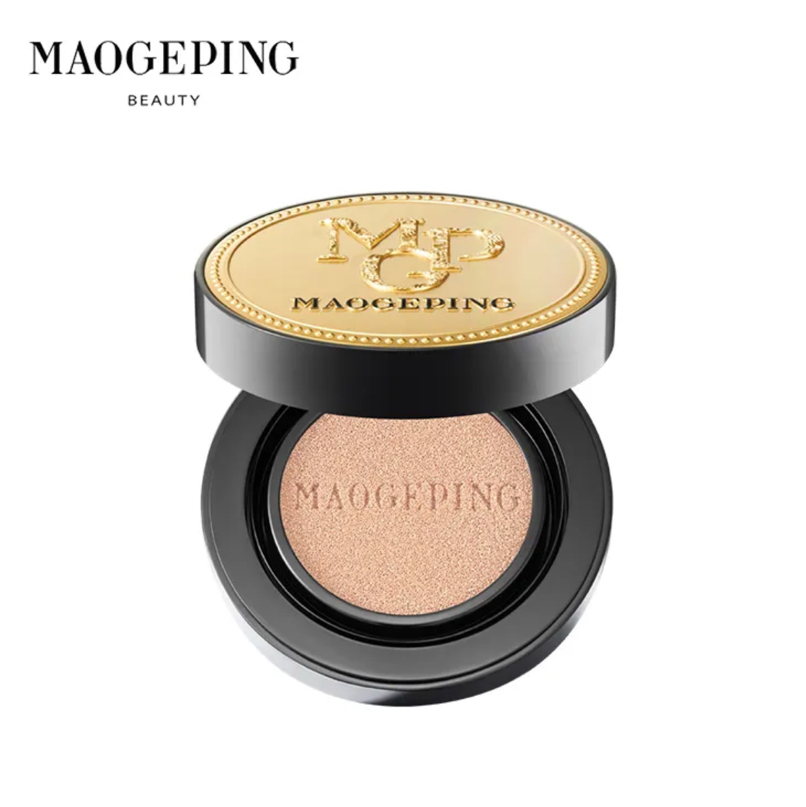 毛戈平鱼子酱无瑕气垫粉底液提亮肤色隐形毛孔遮瑕保湿持久不脱妆8g装和14g+14g装