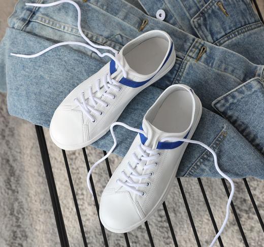 逸红颜小集市「小白鞋」头层纳帕小牛皮鞋面, 内里柔软羊皮 就算暴走两万步 穿它依然不累脚 不闷脚 舒服 商品图3