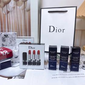 【Dior专柜口红三件套】正装专柜版 如果你想拥有一只正红色的