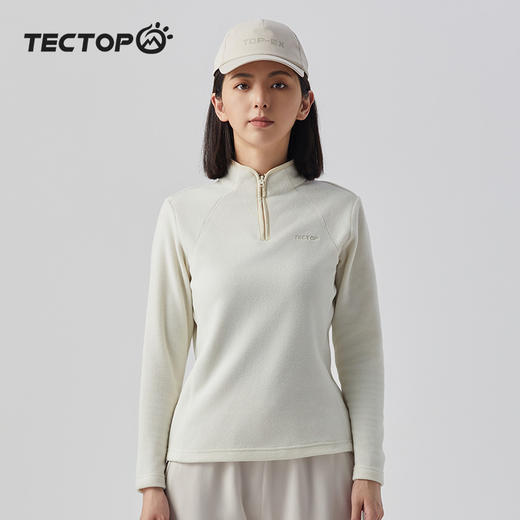 【59元秒杀新品】探拓户外半开衫立领抓绒衣秋冬男女保暖加厚冲锋衣内胆摇粒绒上衣 商品图3