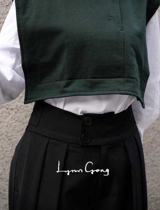 几何腰头西裤 商品图1