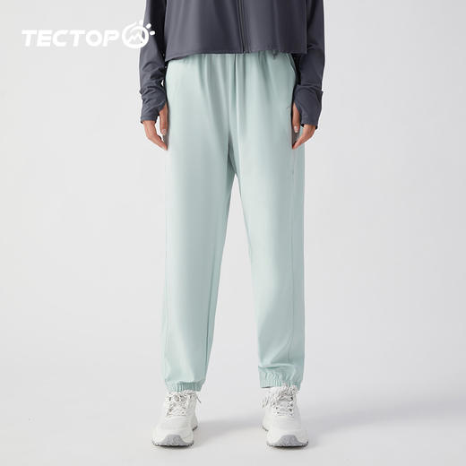 探拓户外女式梭织长裤休闲九分裤束脚运动快干春夏季宽松跑步登山 商品图1