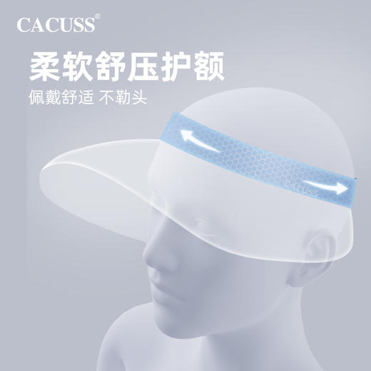 CACUSS 夏季大帽檐黑胶防晒贝壳帽 KD230022 KD230023 商品图7