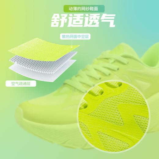 【特价99元】佩斯熊猫新款轻便跑鞋男女缓震透气耐磨训练跑步跳操鞋 商品图3