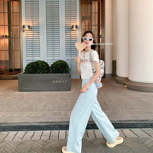 <曾小咸推荐>【元气减龄】白色短袖T恤 商品图4