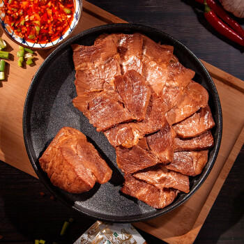 月盛斋 清真牛肉 中华老字号 酱卤牛肉熟食早餐 老汤牛肉200g 开袋即食 商品图5