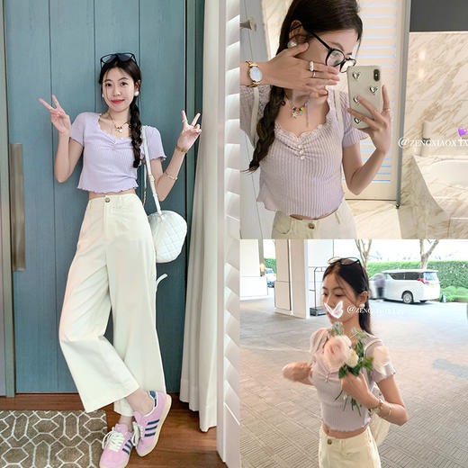 <曾小咸推荐>现货秒杀！卖完不补 ！【心动萝莉】花边小上衣 日常89.99 立减50 秒杀39.99！ 商品图12