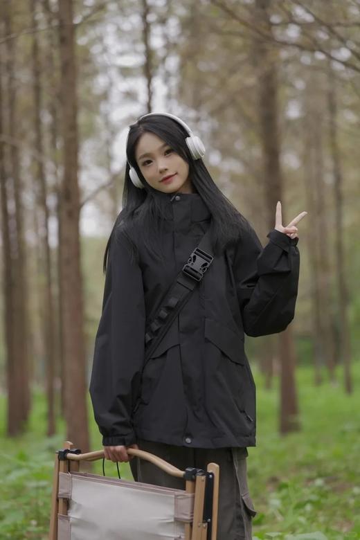 【骆驼同款】一标之差 春季新款 senlinjeepsd情侣款连帽冲锋衣，细节非常重工也很有品位设计感A87-DQC6603 商品图13