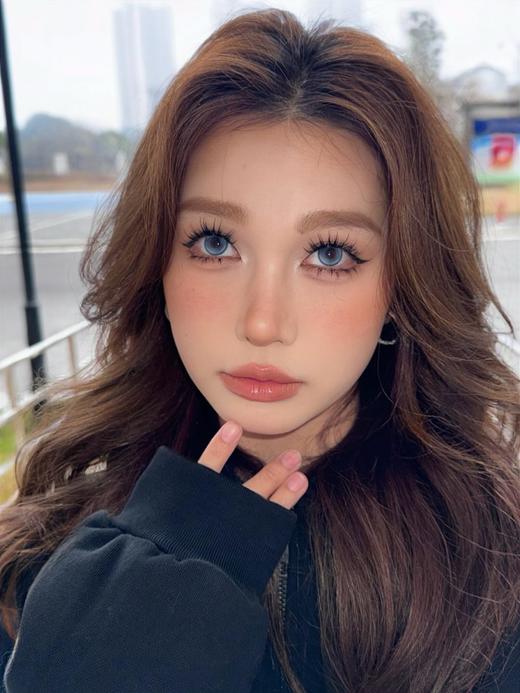 Kikicon日抛美瞳 雾色冰蓝 14.2mm 商品图4